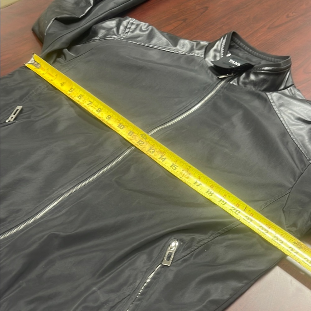 ##107, Size XL, Tanming Black Jacket Zipper Left Hand - Picture 3 of 9